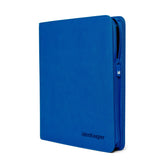 MintKeeper - Premium 12-Pocket Zip Card Binder - Blue